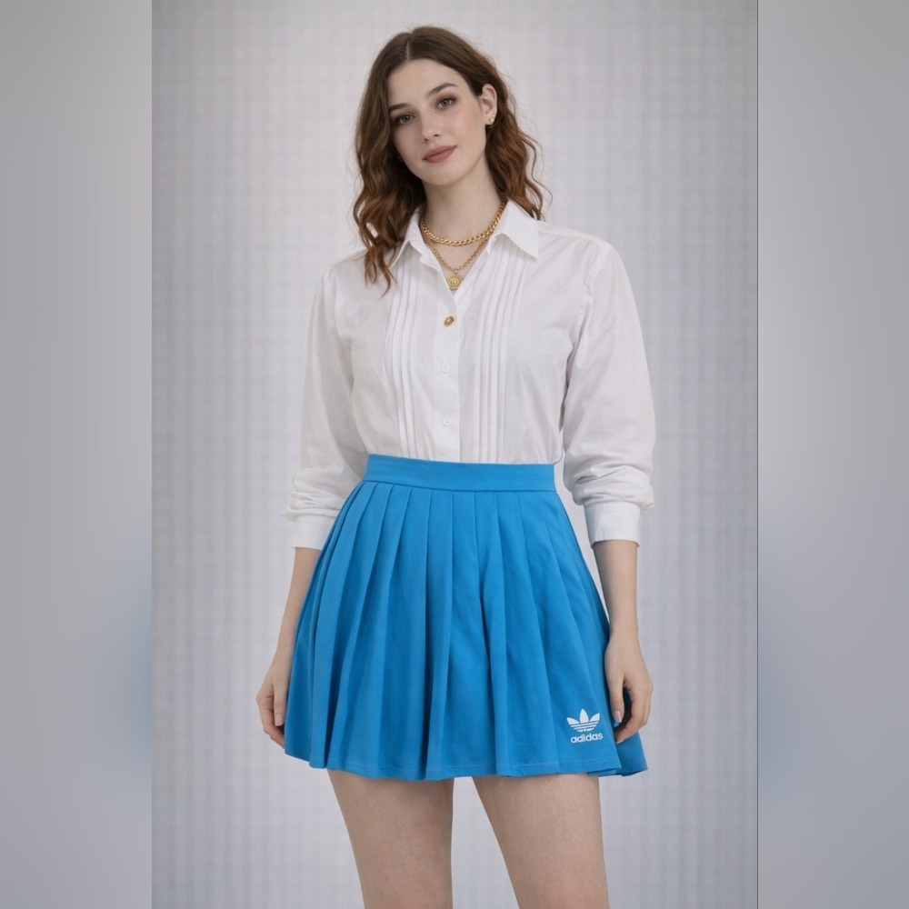 Adidas Women's Vibrant Blue Skater Skirt